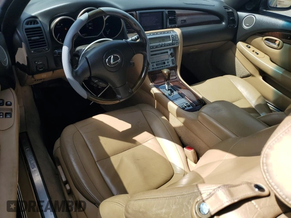 2006 Lexus SC 430 с VIN JTHFN48Y069004677, выставлен на аукционе Copart как лот 49506205 с пробегом 136 071 миль миль и Списание • Salvage title. История ставок и продаж доступна на DreamBid. Изображение 8.