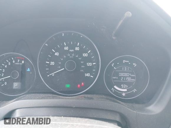 2018 Honda HR-V EX-L Navi with VIN 3CZRU6H78JM704178, listed as a IAAI auction lot 41903547 with 80,804 mi miles. Bid and sale history available at carsss.com. Image 7.