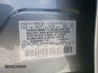 2019 Nissan Sentra S with VIN 3N1AB7AP4KY457408, listed as a Copart auction lot 56343375 with 66,406 mi miles and Salvage title. Bid and sale history available at DreamBid. Image 12.