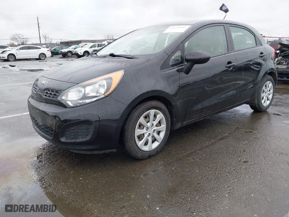 2013 Kia Rio LX with VIN KNADM5A35D6302623, listed as a IAAI auction lot 41626083 with 114,132 mi miles. Bid and sale history available at carsss.com. Image 17.