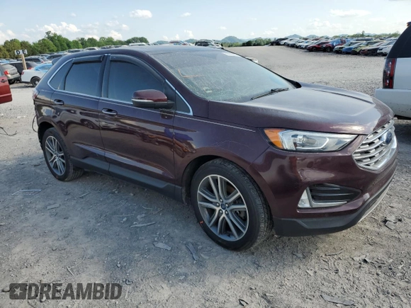 2020 Ford Edge Titanium z VIN 2FMPK4K92LBB03060, wystawiony jako Copart lot #56660685 z przebiegiem 66 342 mil mil oraz Szkoda całkowita • Salvage title. Historia ofert i sprzedaży dostępna na DreamBid. Obrazek 4.