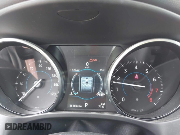 2018 Jaguar F-PACE 30t Premium with VIN SADCJ2GX5JA235163, listed as a IAAI auction lot 41526626 with 135,160 mi miles. Bid and sale history available at carsss.com. Image 7.