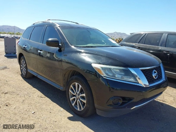 2013 Nissan Pathfinder SL with VIN 5N1AR2MN4DC651580, listed as a IAAI auction lot 41871766 with 177,854 mi miles. Bid and sale history available at carsss.com. Image 1.