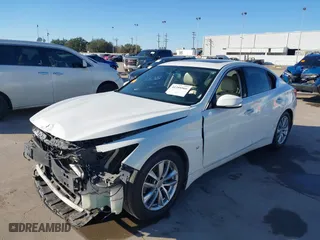 2014 Infiniti Q50 with VIN JN1BV7AP2EM681053, listed as a IAAI auction lot 41395566 with 230,055 mi miles. Bid and sale history available at carsss.com. Image 18.