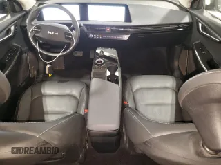 2023 Kia EV6 Wind with VIN KNDC34LA3P5606275, listed as a Copart auction lot 77809274 with 21,714 mi miles and Clean Title. Bid and sale history available at carsss.com. Image 8.