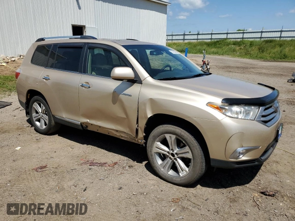 2013 Toyota Highlander Limited с VIN 5TDDK3EH8DS231064, выставлен на аукционе Copart как лот 63184085 с пробегом 141 181 миль миль и Чистый • Clean title. История ставок и продаж доступна на DreamBid. Изображение 4.