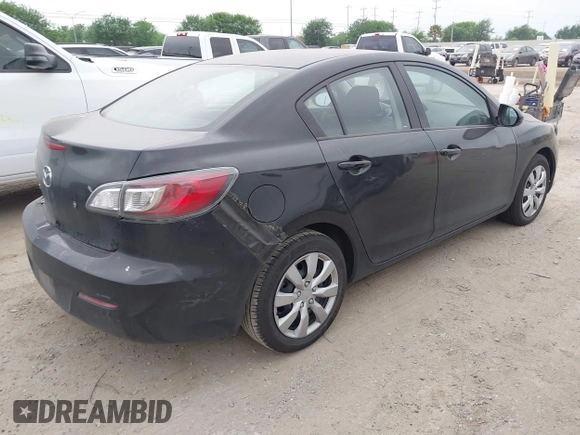 2013 Mazda 3 i SV with VIN JM1BL1TGXD1716628, listed as a IAAI auction lot 41954693 with 184,031 mi miles. Bid and sale history available at carsss.com. Image 4.