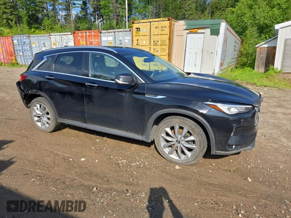 2021 Infiniti QX50 Luxe с VIN 3PCAJ5BB6MF112211, выставлен на аукционе Copart как лот 61723025 с пробегом 67 386 миль миль и Списание • Salvage title. История ставок и продаж доступна на DreamBid. Изображение 4.