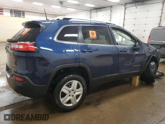 2018 Jeep Cherokee Limited with VIN 1C4PJLDX7JD527757, listed as a Copart auction lot 55426685 with 90,597 mi miles and Clean title. Bid and sale history available at DreamBid. Image 3.