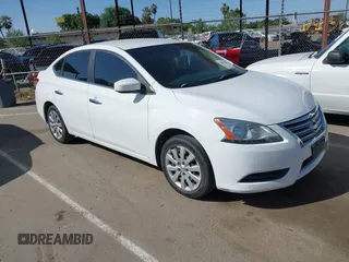 2015 Nissan Sentra S with VIN 3N1AB7AP7FY334692, listed as a IAAI auction lot 42001671 with 148,540 mi miles. Bid and sale history available at carsss.com. Image 1.