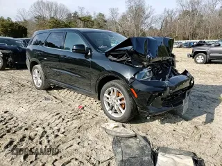 2022 Dodge Durango GT Plus with VIN 1C4RDJDG0NC219345, listed as a Copart auction lot 45709325 with 57,736 mi miles and Salvage Title. Bid and sale history available at DreamBid. Image 12.
