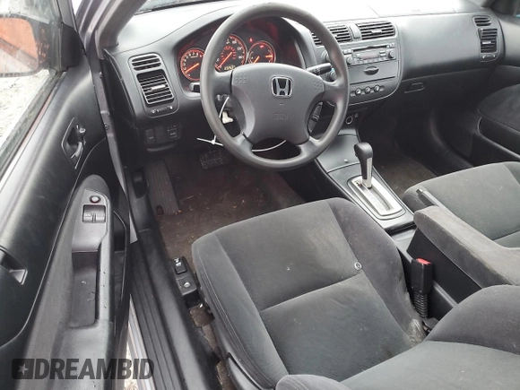 2004 Honda Civic LX z VIN 1HGEM22584L051900, wystawiony jako Copart lot #59604205 z przebiegiem 232 637 mil mil oraz Czysty tytuł • Clean title. Historia ofert i sprzedaży dostępna na DreamBid. Obrazek 8.