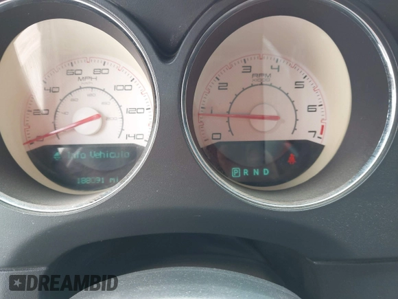 2012 Dodge Challenger SXT Plus with VIN 2C3CDYAG5CH268607, listed as a IAAI auction lot 41982122 with 188,091 mi miles. Bid and sale history available at carsss.com. Image 6.