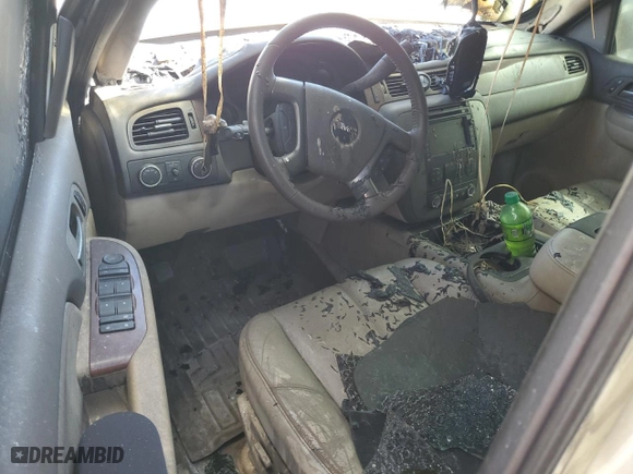 2008 GMC Yukon SLT w/4SB with VIN 1GKFK13058R215598, listed as a Copart auction lot 47046295 with 0 mi miles and Salvage Title. Bid and sale history available at carsss.com. Image 8.