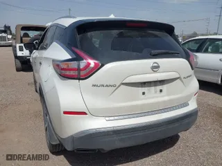 2016 Nissan Murano S with VIN 5N1AZ2MG2GN120050, listed as a IAAI auction lot 41743948 with 159,542 mi miles. Bid and sale history available at carsss.com. Image 3.