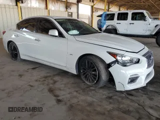 2019 Infiniti Q50 Luxe with VIN JN1EV7AP7KM511702, listed as a Copart auction lot 62198415 with 68,469 mi miles and Clean title. Bid and sale history available at DreamBid. Image 4.