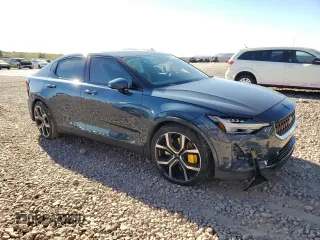 2022 Polestar 2 with VIN LPSED3KA6NL055049, listed as a Copart auction lot 87434224 with 24,421 mi miles and Salvage Title. Bid and sale history available at carsss.com. Image 4.