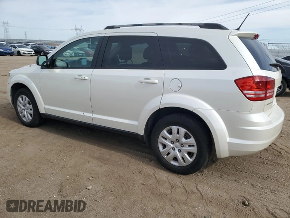 2017 Dodge Journey SE with VIN 3C4PDCAB2HT675948, listed as a Copart auction lot 54778875 with 84,544 mi miles and Salvage Title. Bid and sale history available at DreamBid. Image 2.