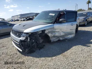2022 Land Rover Range Rover Sport SVR с VIN SALWZ2RE0NA229606, выставлен на аукционе Copart как лот 54435565 с пробегом 36 942 миль миль и Списание • Salvage title. История ставок и продаж доступна на DreamBid. Изображение 1.