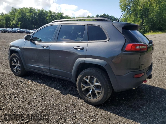 2015 Jeep Cherokee Trailhawk с VIN 1C4PJMBS3FW698997, выставлен на аукционе Copart как лот 63470875 с пробегом 107 535 миль миль и Списание • Salvage title. История ставок и продаж доступна на DreamBid. Изображение 2.