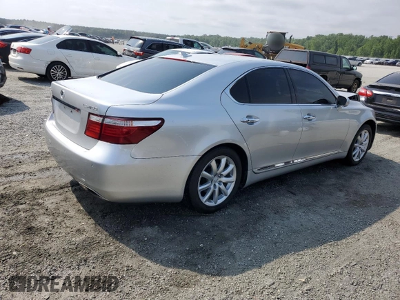 2007 Lexus LS 460 с VIN JTHBL46F575029007, выставлен на аукционе Copart как лот 57811295 с пробегом 117 619 миль миль и Списание • Salvage title. История ставок и продаж доступна на DreamBid. Изображение 3.