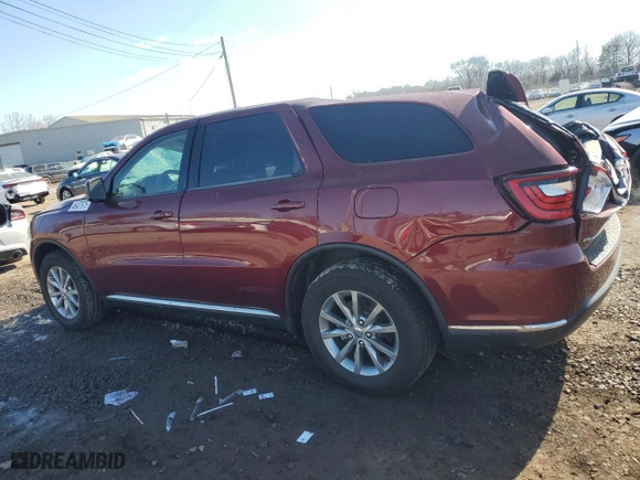 2017 Dodge Durango SXT with VIN 1C4RDJAG3HC961179, listed as a Copart auction lot 46437975 with 49,492 mi miles and Salvage Title. Bid and sale history available at carsss.com. Image 2.
