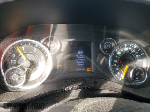 2022 Ram 2500 Tradesman with VIN 3C6UR5HL6NG178864, listed as a Copart auction lot 43169195 with 536,785 mi miles and Salvage title. Bid and sale history available at DreamBid. Image 9.
