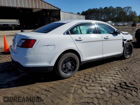 2017 Ford Police Interceptor with VIN 1FAHP2L87HG145704, listed as a Copart auction lot 80753134 with 146,165 mi miles and Salvage title. Bid and sale history available at DreamBid. Image 3.