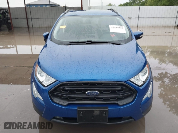 2021 Ford EcoSport SE with VIN MAJ3S2GEXMC445232, listed as a IAAI auction lot 42484930 with 28,829 mi miles and . Bid and sale history available at DreamBid. Image 12.
