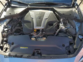 2018 Infiniti Q50 Luxe with VIN JN1EV7APXJM590569, listed as a Copart auction lot 55643215 with 86,965 mi miles and Salvage title. Bid and sale history available at DreamBid. Image 11.