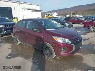 2022 Mitsubishi Mirage G4 ES with VIN ML32FUFJ5NHF02502, listed as a IAAI auction lot 41584949 with 79,745 mi miles. Bid and sale history available at carsss.com. Image 1.
