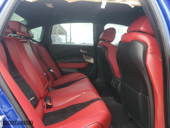 2021 Acura TLX w/A-Spec Package with VIN 19UUB5F56MA004051, listed as a Copart auction lot 46199585 with 58,623 mi miles and Salvage Title. Bid and sale history available at carsss.com. Image 10.