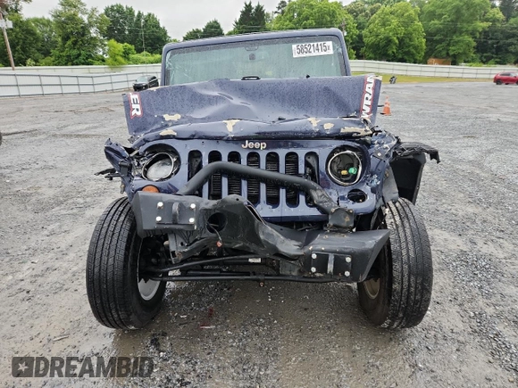 2013 Jeep Wrangler Unlimited Sport z VIN 1C4BJWDG9DL509685, wystawiony jako Copart lot #58521415 z przebiegiem 254 452 mil mil oraz Szkoda całkowita • Salvage title. Historia ofert i sprzedaży dostępna na DreamBid. Obrazek 5.