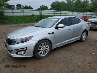 2014 Kia Optima LX with VIN 5XXGM4A76EG331614, listed as a Copart auction lot 61835245 with 177,922 mi miles and Clean title. Bid and sale history available at DreamBid. Image 1.