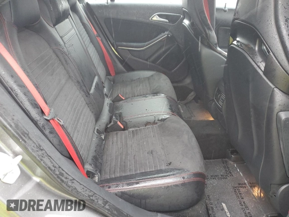 2015 Mercedes-Benz CLA 45 AMG with VIN WDDSJ5CB8FN184279, listed as a Copart auction lot 46933515 with 36,525 mi miles and Salvage Title. Bid and sale history available at DreamBid. Image 10.