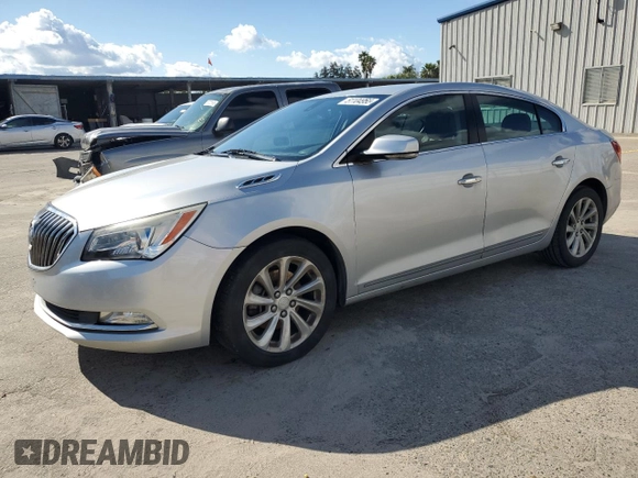 2014 Buick LaCrosse Leather with VIN 1G4GB5G32EF209519, listed as a Copart auction lot 51104955 with 113,425 mi miles and Salvage Title. Bid and sale history available at carsss.com. Image 1.