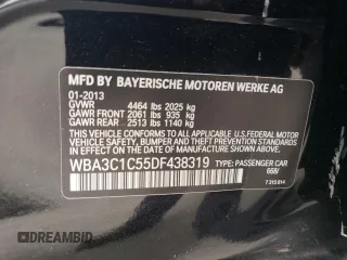2013 BMW 3 Series 328i z VIN WBA3C1C55DF438319, wystawiony jako Copart lot #55293335 z przebiegiem 88 100 mil mil oraz Szkoda całkowita • Salvage title. Historia ofert i sprzedaży dostępna na DreamBid. Obrazek 12.