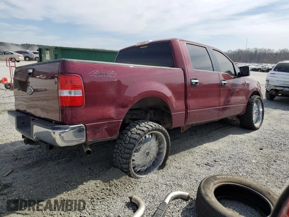 2006 Ford F-150 XLT with VIN 1FTRW14WX6KC17353, listed as a Copart auction lot 49686125 with 141,117 mi miles and Salvage Title. Bid and sale history available at carsss.com. Image 3.