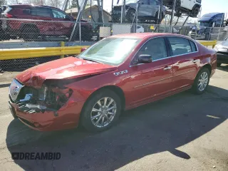 2011 Buick Lucerne CXL Premium with VIN 1G4HJ5EM0BU109350, listed as a Copart auction lot 48419635 with 104,565 mi miles and Salvage Title. Bid and sale history available at carsss.com. Image 1.