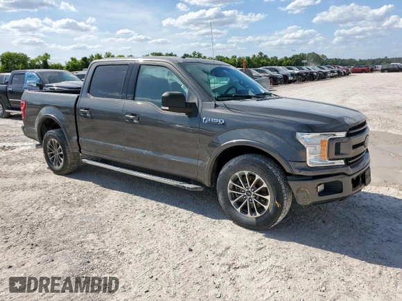 2018 Ford F-150 XL with VIN 1FTEW1CPXJKC79644, listed as a Copart auction lot 62035085 with 89,863 mi miles and Salvage title. Bid and sale history available at DreamBid. Image 4.
