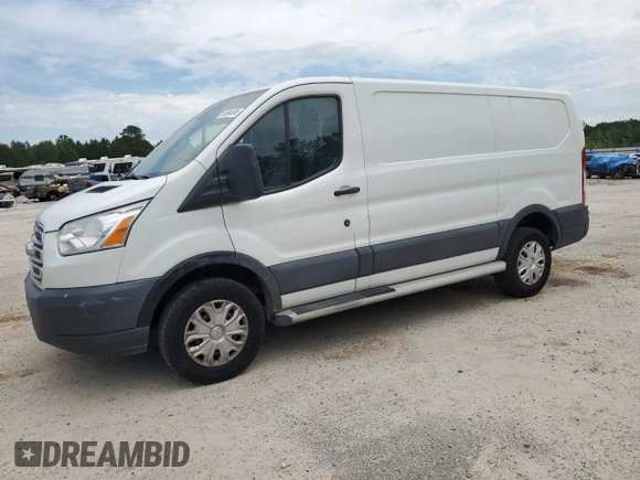 2016 Ford Transit Cargo with VIN 1FTYR1ZM7GKA22550, listed as a Copart auction lot 55584895 with 154,499 mi miles and Salvage title. Bid and sale history available at DreamBid. Image 1.