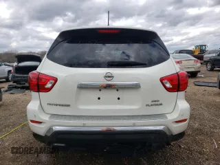 2018 Nissan Pathfinder SV z VIN 5N1DR2MM9JC669315, wystawiony jako Copart lot #53186005 z przebiegiem 188 420 mil mil oraz Szkoda całkowita • Salvage title. Historia ofert i sprzedaży dostępna na DreamBid. Obrazek 6.