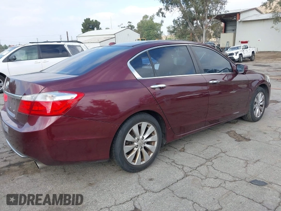 2013 Honda Accord EX-L with VIN 1HGCR2F8XDA168189, listed as a IAAI auction lot 42188246 with 235,286 mi miles and . Bid and sale history available at DreamBid. Image 4.