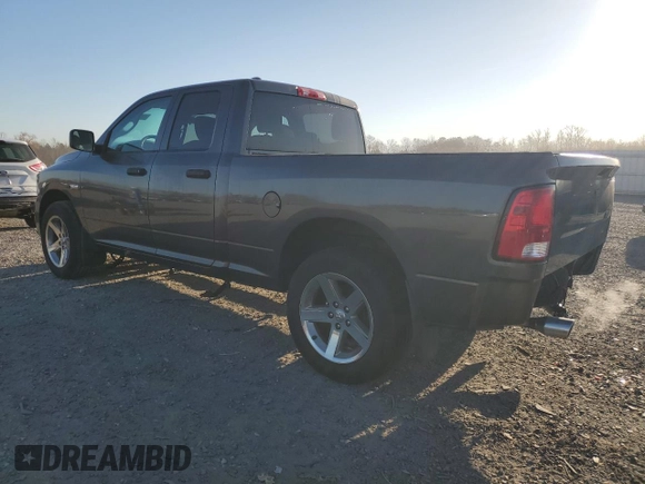 2018 Ram 1500 Express with VIN 1C6RR7FT0JS135340, listed as a Copart auction lot 48377635 with 122,456 mi miles and Salvage Title. Bid and sale history available at carsss.com. Image 2.