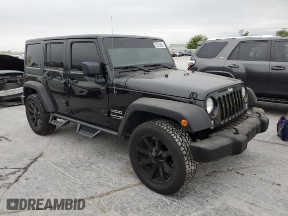 2018 Jeep Wrangler JK Unlimited Sport S with VIN 1C4BJWDG2JL887195, listed as a Copart auction lot 50319824 with 70,177 mi miles and Salvage Title. Bid and sale history available at carsss.com. Image 4.