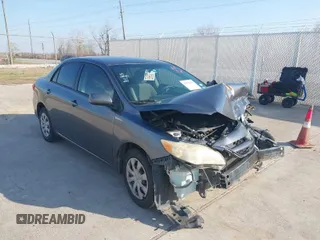 2011 Toyota Corolla L with VIN JTDBU4EE2BJ102986, listed as a IAAI auction lot 41589140 with 1 mi miles. Bid and sale history available at carsss.com. Image 1.