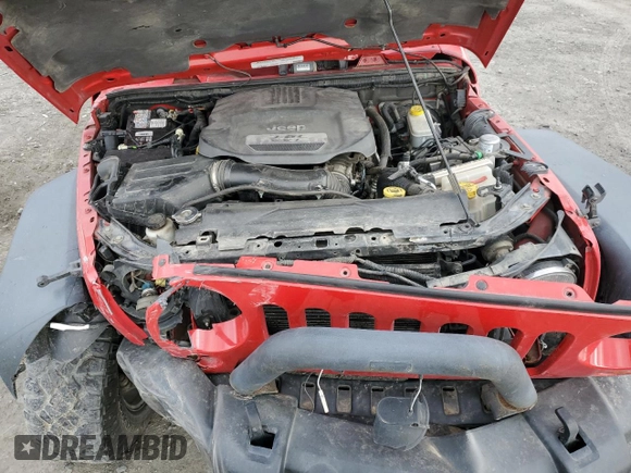 2012 Jeep Wrangler Rubicon with VIN 1C4BJWCG8CL202637, listed as a Copart auction lot 49145935 with 113,520 mi miles and Salvage Title. Bid and sale history available at DreamBid. Image 12.