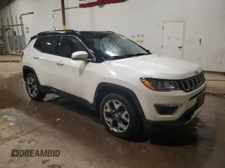 2018 Jeep Compass Limited with VIN 3C4NJDCBXJT222508, listed as a Copart auction lot 48027175 with 81,575 mi miles and Clean Title. Bid and sale history available at DreamBid. Image 4.