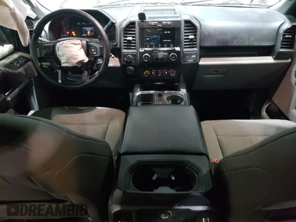 2018 Ford F-150 XL with VIN 1FTFW1EG5JFA02667, listed as a Copart auction lot 45226685 with 349,980 mi miles and Salvage Title. Bid and sale history available at DreamBid. Image 8.