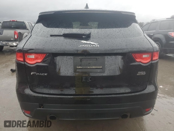 2018 Jaguar F-PACE 30t Premium with VIN SADCJ2GX4JA236479, listed as a Copart auction lot 85607154 with 81,446 mi miles and Salvage Title. Bid and sale history available at carsss.com. Image 6.